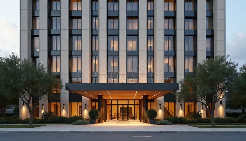 Hotel and hospitality component of a mixed-use project