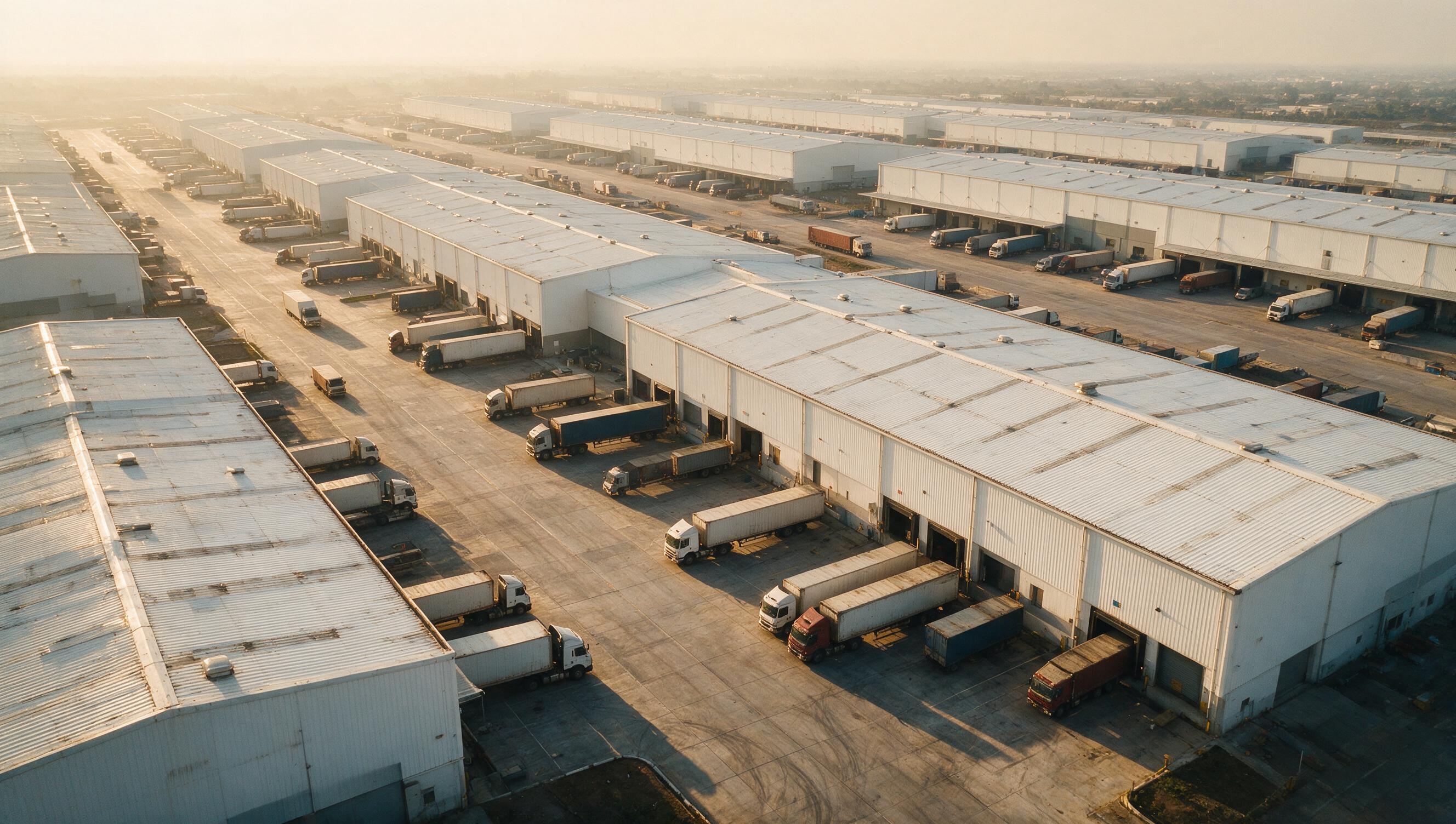 Modern warehousing and logistics park